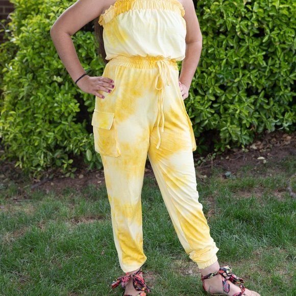 Yellow Tye Dye Jumper - Picture 2 of 6